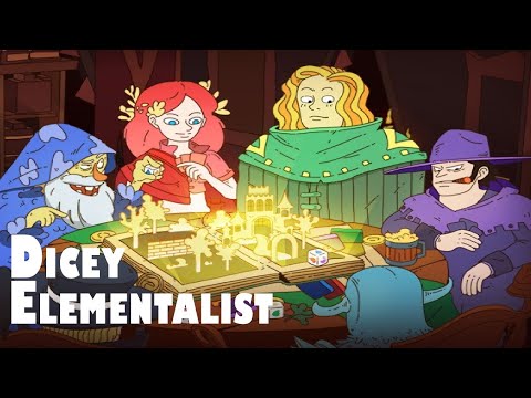 Dicey Elementalist - Yahtzee Meets Deckbuilder