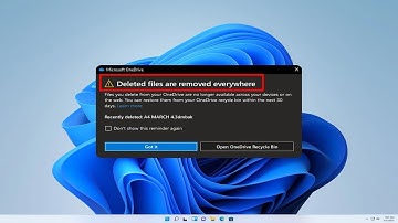 How To Stop OneDrive From Deleting Files Automatically Windows 11