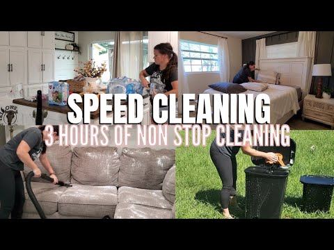 Speed Cleaning My House Speed Clean with Me Cleaning Motivation 