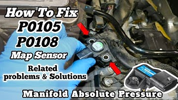 How to fix p0105 manifold absolute pressure/barometric pressure circuit|MAP related problem solution