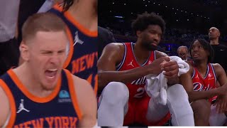 KNICKS SHOCK SIXERS! WILD ENDING! FINAL MINUTE UNCUT! HUGE RUN! IN FINAL 50 SECONDS!