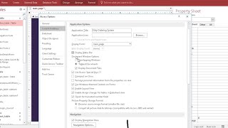 How to Secure your  Access Database window, Hide menu, Disable shortcut menu, Disable Special Keys