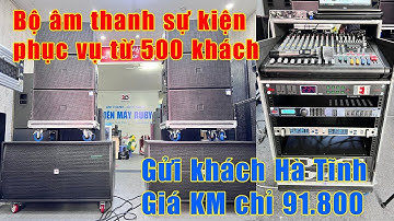 Dàn âm thanh sự kiện - Line array 40Neo & Sub Kép 50 carbon - Giá Khuyến mãi cực rẻ !