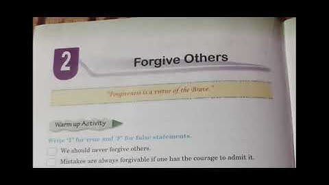 Class-5 M.Sc || Lesson-2, Forgive Others || by Priyanka Miss