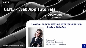 Connect your Kinova Gen3 robotic arm to your computer (Windows 10)