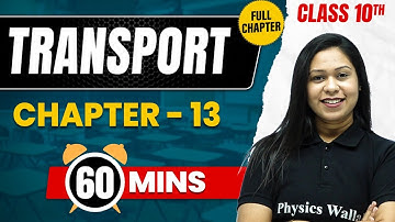 TRANSPORT in 60 Mins | Complete Chapter Mind Map | Class 10  ICSE GEOGRAPHY