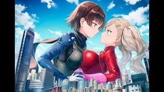 Giantess Takamaki Anne X Niijima Makoto