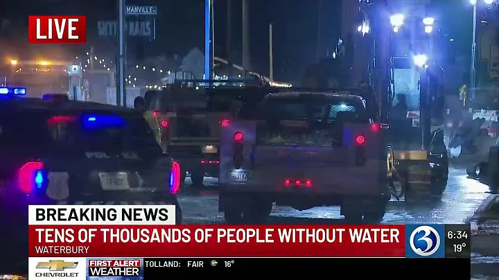 Waterbury residents without water after water main break, other towns impacted