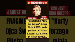 GAZETA WYBORCZA? GORZEJ! GORZEJ NIE MA! - EPICKI DOALOG ZE SZTUKI „NARTY OJCA ŚWIĘTEGO” J.PLICHA…
