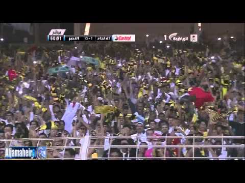 اهداف مباراة الاتحاد والنصر 1-1 دورى زين السعودى اليوم 28-12-2012  