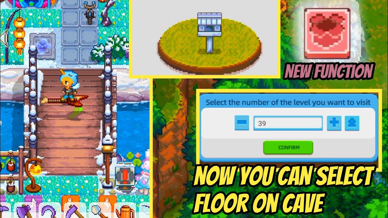 Harvest Town (v2.5.3) : Invincible Lee Yau, Upgrade Cave Elevator, Boby's Hut