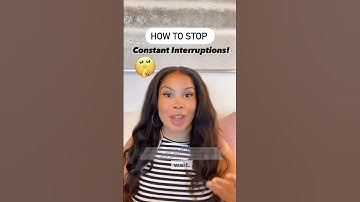 My 4 Step Process To Stopping Interruptions #parenting #positiveparenting #parentingtips