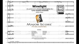 Winelight (Grover Washington Jr.) 7,9 or 10 piece band instrumental ensemble
