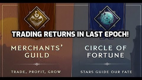 LE: Trading is Back! Introducing Endgame Factions