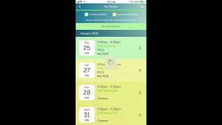 My Roster - StaffBooks iPhone APP screenshot 3