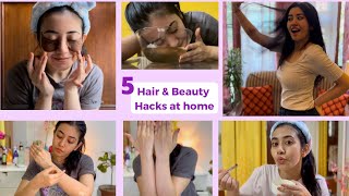 5 Amazing Hair & Beauty Hacks you should know! #hacks #skincare #haircare