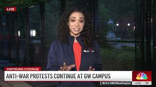 1 arrested in overnight protest at George Washington U. | NBC4 Washington