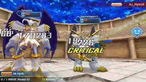 [Digimon Links] OMG..Craniamon Critical almost every turn