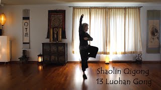 Shaolin Qigong 13 Luohan Movements Form (HD)