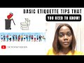 Basic etiquette tips that you need to know 7 basic etiquette tips you need to know  etiquette