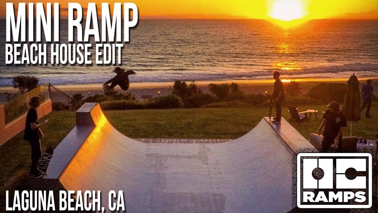 Cliffside Mini Ramp in Laguna Beach - YouTube