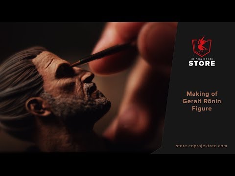 CDPR Merchandise Store | Making of Geralt Rōnin Figure