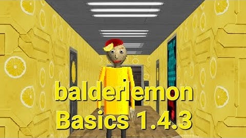 Balderlemon Basics 1.4.3 Android mod menu baldi