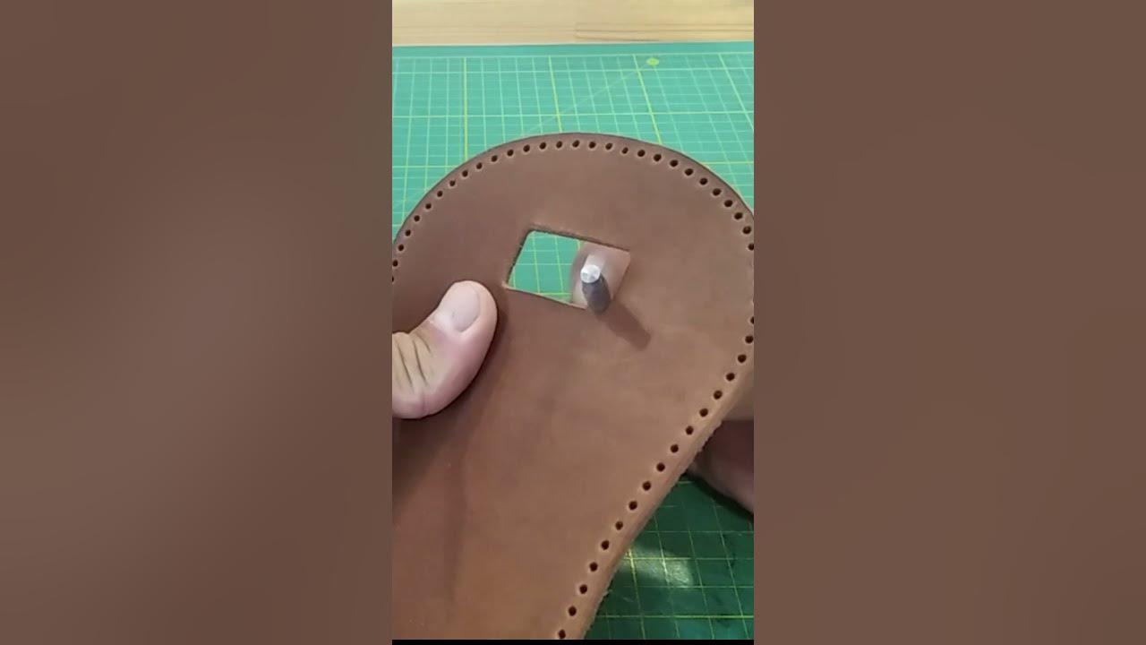 Sanding small details of the leather ASMR ). Keep sanding until you