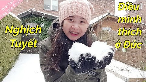 Cuộc sống ở Đức 🇩🇪 Ra vườn ngắm tuyết rơi | Mùa đông lạnh nhất | Winter snow | Schneechaos # 230