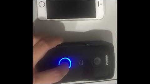 DAHUA video intercom VTO2111D-W test, call to smart phone