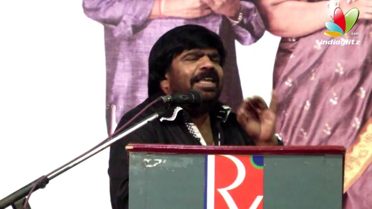 TR Rajendar compares himself to Drums Mani | comedy speech | interview ...