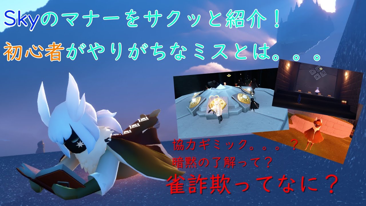 ゆっくりSky実況「Skyのマナー」