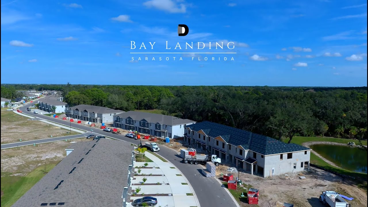 Bay Landing New Homes for Sale Sarasota FL YouTube