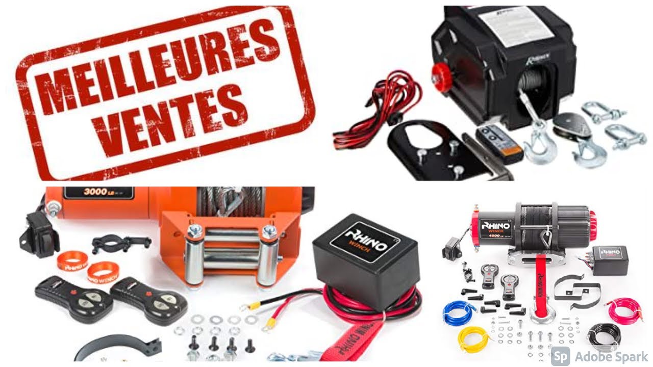 Treuil Électrique 12V 2000lbs Pour Voiture, Bateau, Remorque - Avec Câble Et Commande