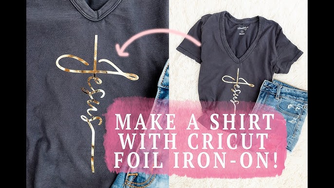 Cricut Iron on T shirt Tutorial Without Heat Press 