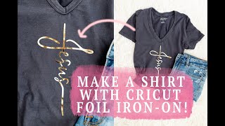 Cricut Foil Iron On : Make A Shirt With Foil Iron On!