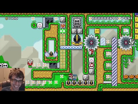 Mario Maker - Fantastic One-Screen Puzzles by Seanhip #3 (and World Records!)