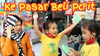 BOCIL KE PASAR BELI POP IT | Eyzel Channel