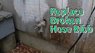 How I Replaced a Sillcock on my House