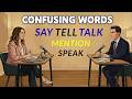 English Learning Made Easy | #002 | Confusing Words Practice | Real Conversation #learnenglish