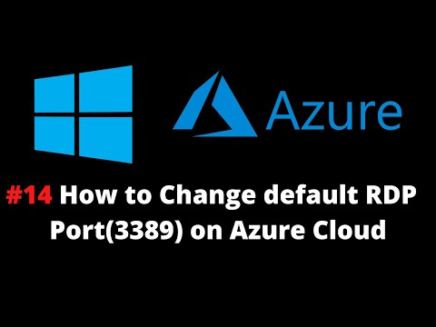How to Change default RDP  Port(3389) on Azure Cloud | Secure  Windows Server | RDP connection issue