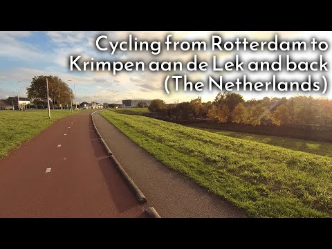 Cycling from Rotterdam to Krimpen aan de Lek and back (The Netherlands)