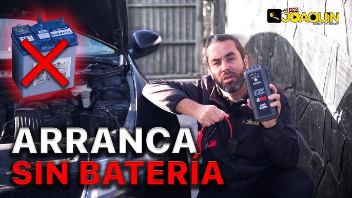 YABER Arrancador portátil para coche con cargador inalámbrico de 10 W,  paquete de arranque de batería