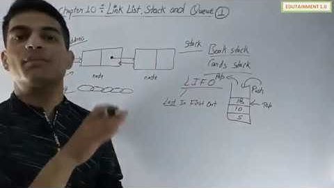 Class 12 Computer Science Chapter 10 Link list Stack and Queue (Video 1)