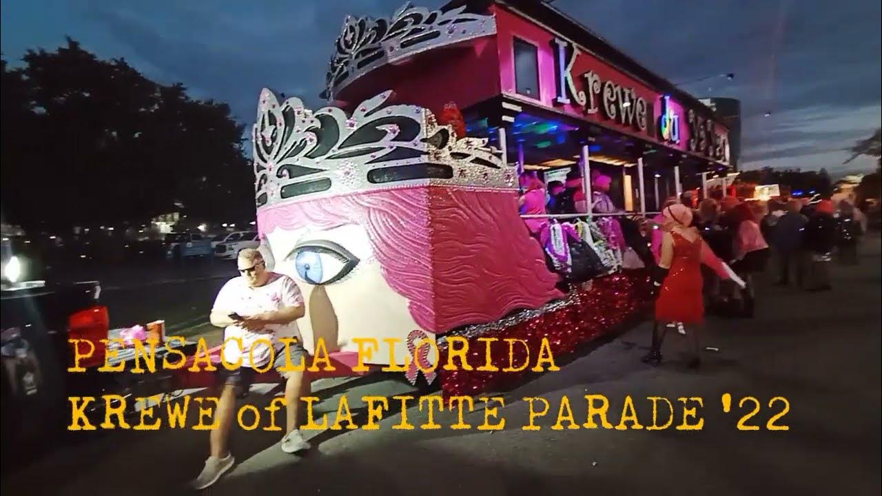 KREWE of LAFITTE PARADE PENSACOLA MARDIGRAS '22 mardigras pensacola