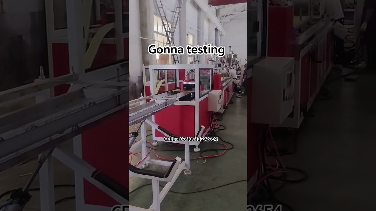 Will testing pe wpc wood profile machine,Decking profile,flooring profile machine