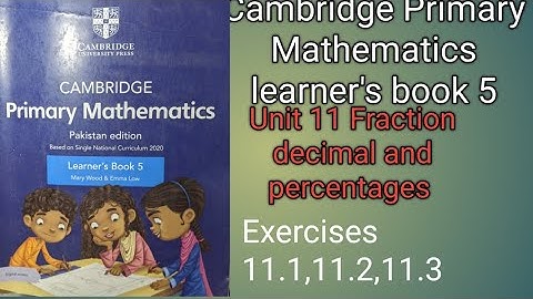Cambridge Primary Mathematics learner