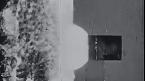 Visualisation of detonation velocity