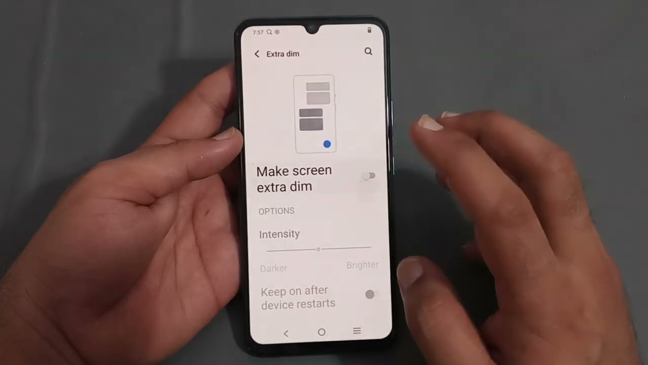 how to use extra dim in Vivo y72, Vivo mobile mein extra dim use Karen