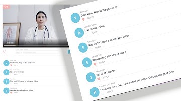 Javascript Project: Comment & like video